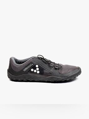 Vivobarefoot Primus Trail Firm Ground Black Knit Running Shoes Size 40